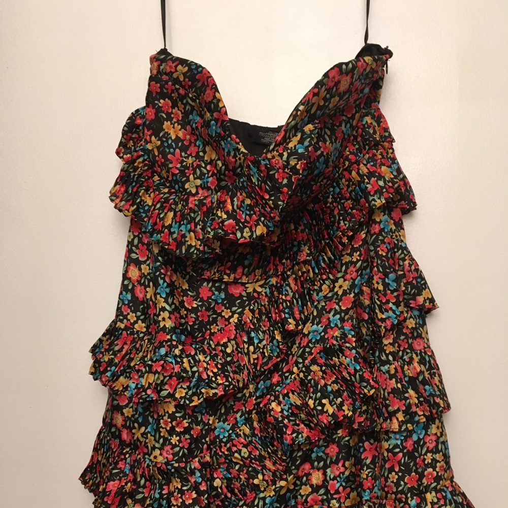 Minuet strapless mini dress